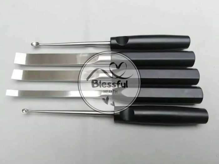 Periosteal Elevator Chisel Bone Curette Surgical Orthopedics Instrument 5 PCS - Image 3