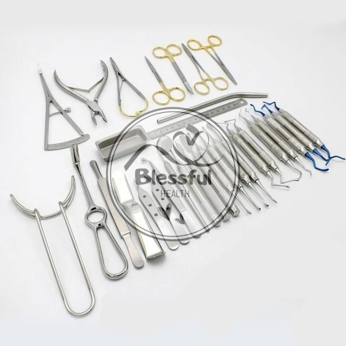 Periodontal Instruments Kit Dental Implants Surgical Orthodontics 33 PCS - Image 4