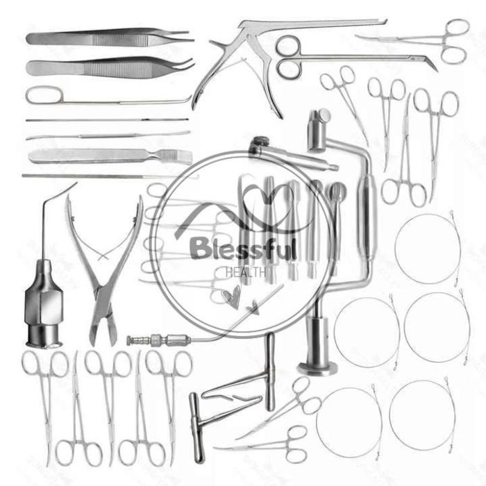 Best Selling Basic Craniotomy Instrument Set Of 98 Pcs Quality German Stainless Steel Surgical Instruments Set - Image 2