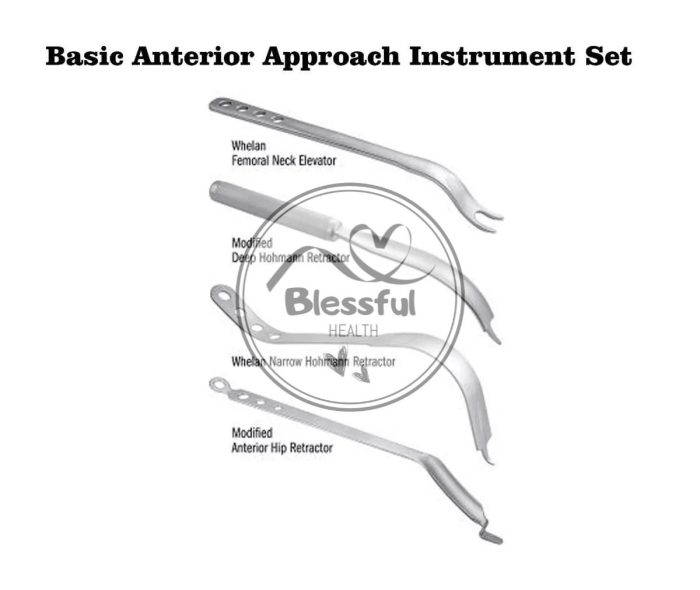 Orthopedic Basic Anterior Approach Instrument Set of 7 pcs - Image 2