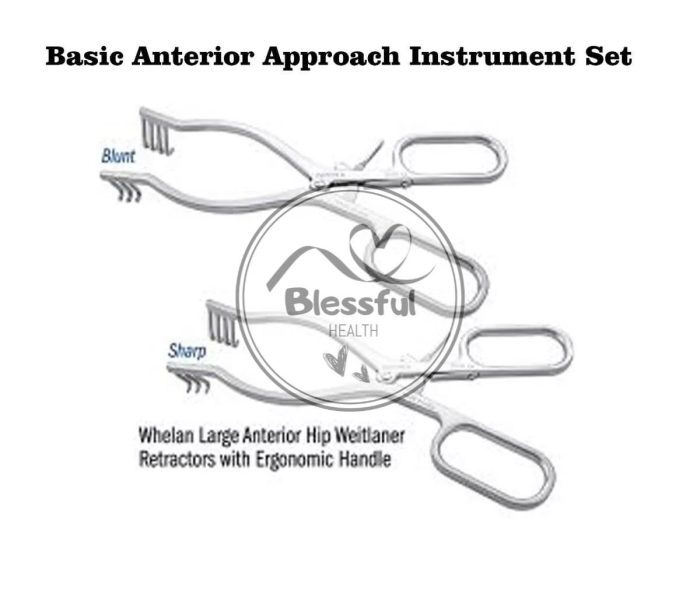 Orthopedic Basic Anterior Approach Instrument Set of 7 pcs - Image 3