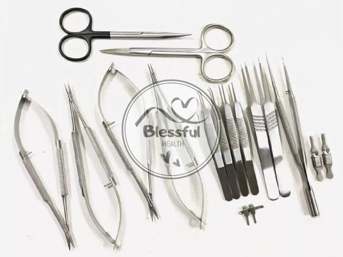 Hand Surgery Basic 17 PCS Micro Surgical Instruments Set