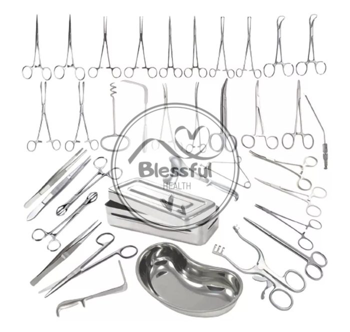 Hysterectomy Abdominal Surgery Set 62 Pcs Vaginal Hysterectomy Instruments set