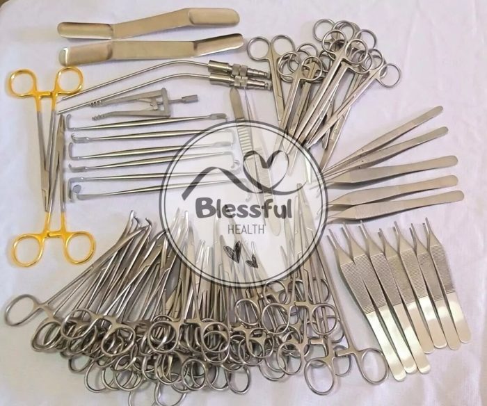 72 Pcs Plastic Surgery Surgical instruments Kit - Image 2