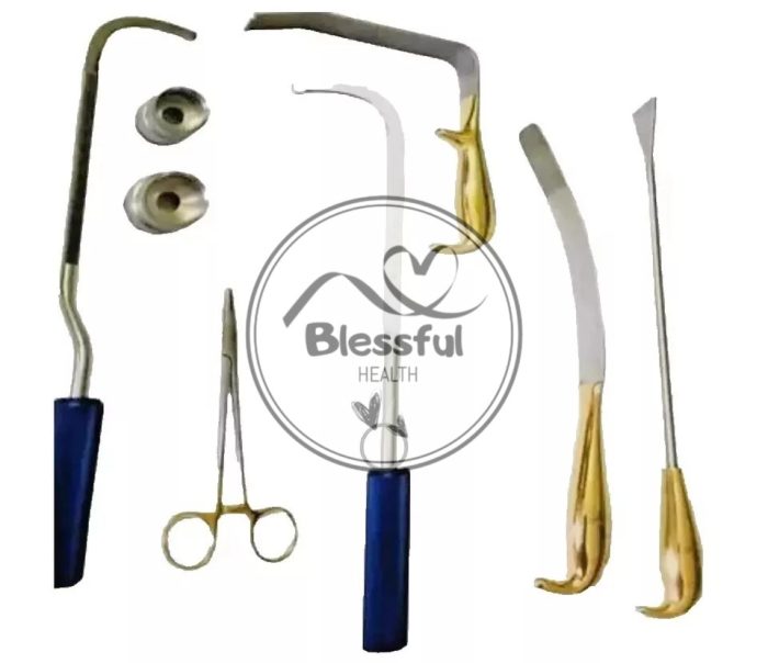 Breast surgery instruments set of 8 pcs plastic surgery Instruments
