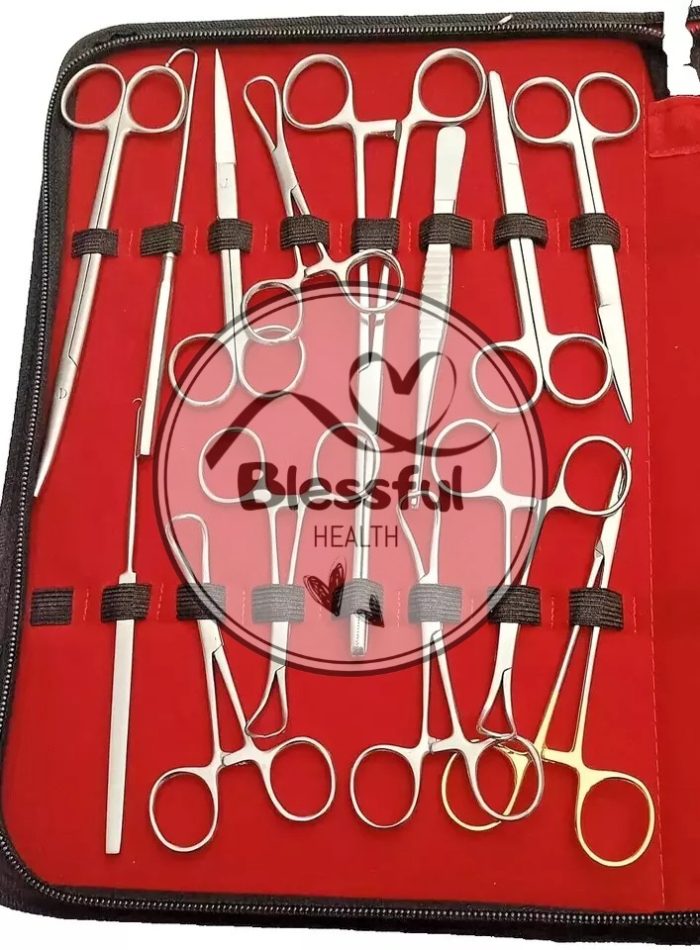 Set of 28 Pcs Professional Plastic Surgery Kit Surgical Instruments - Image 2